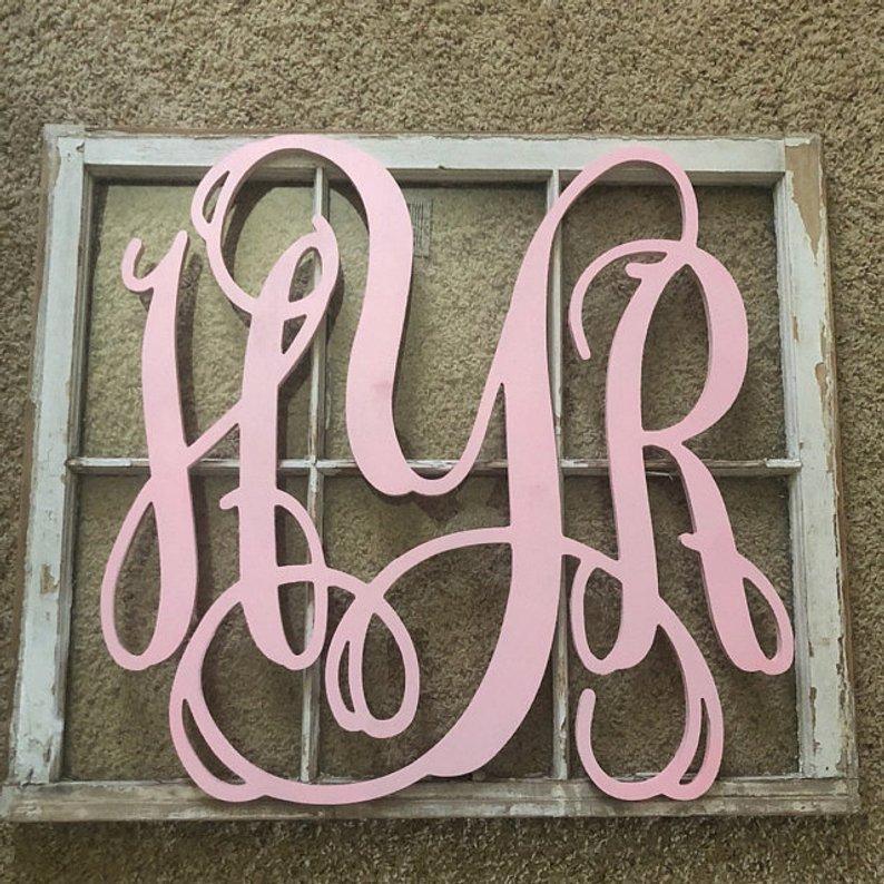 Wooden Monogram
